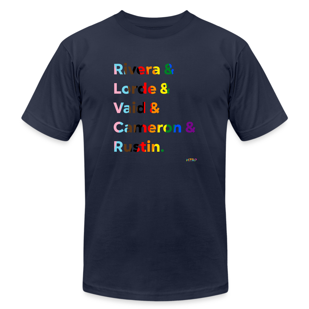 Inclusive LGBTQ+ Activists T-shirt - navy