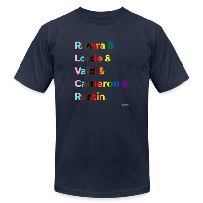 Inclusive LGBTQ+ Activists T-shirt - navy